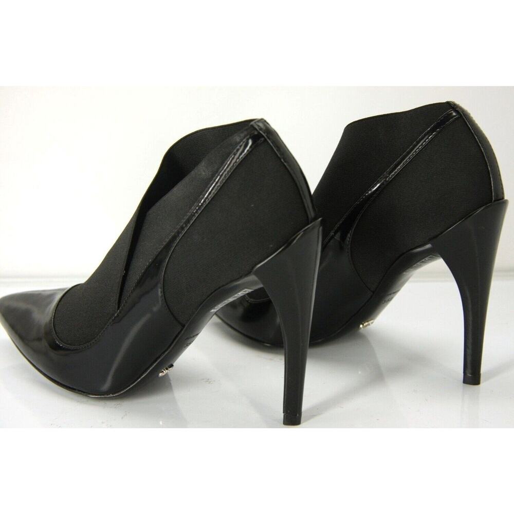 Christian Dior Black Leather Pointed Toe Stretch Strap Pumps Size 35.5 NIB $950 - Picture 3 of 10